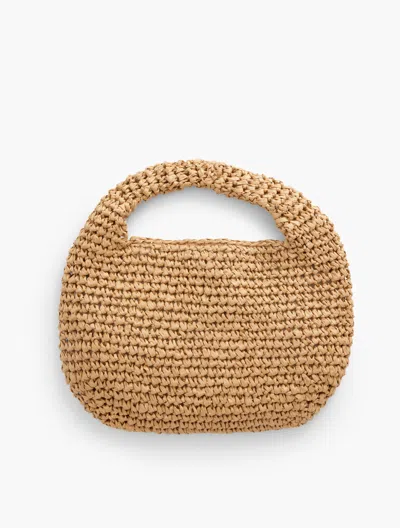 Talbots Hat Attack Paper Straw Bag - Toast - 001  In Toast