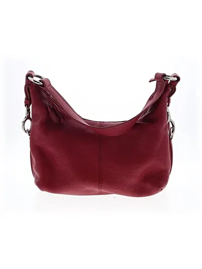 Pre-owned Talbots Hobo Bag In Burgundy
