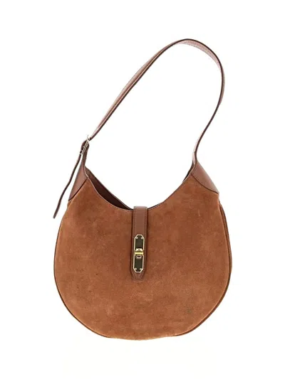 Pre-owned Talbots Hobo Bag In Tan