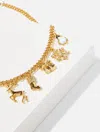Talbots Holiday Charm Necklace - Gold - 001  In Gold