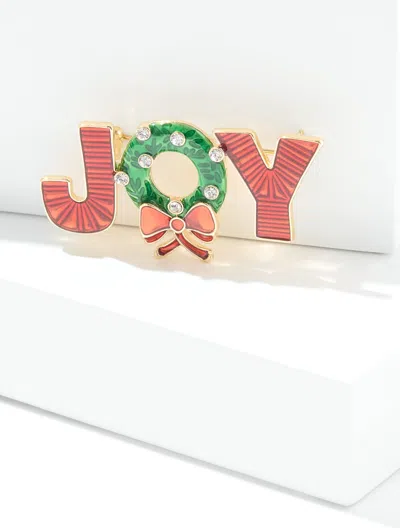 Talbots Holiday Joy Brooch - Multi/gold - 001  In Multi,gold