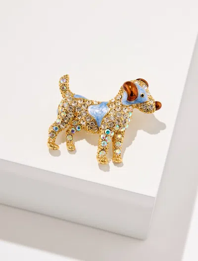 Talbots Icy Pup Pin - Gold - 001