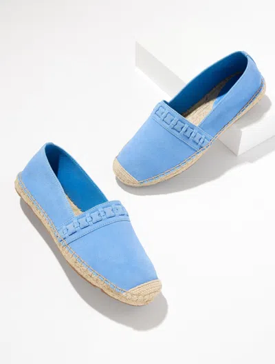 Talbots Izzy Braided Espadrille Flats - Vista Blue - 9m