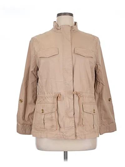 Pre-owned Talbots Jacket In Brown