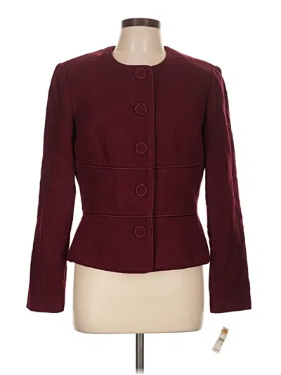 Talbots Jacket In Burgundy