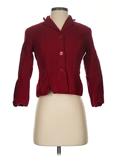 Pre-owned Talbots Jacket In Burgundy