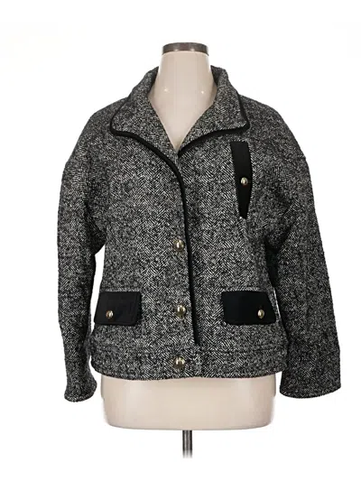 Pre-owned Talbots Jacket In Gray