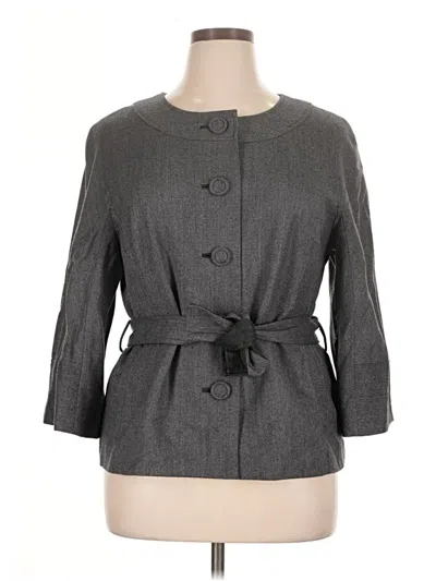 Pre-owned Talbots Jacket In Gray