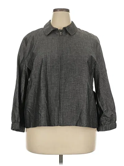 Pre-owned Talbots Jacket In Gray