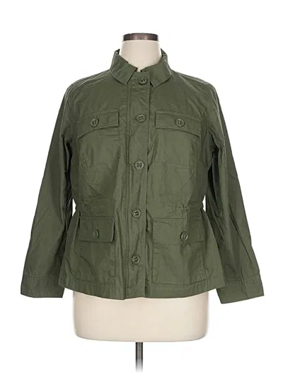 Pre-owned Talbots Jacket In Green