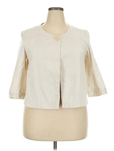 Pre-owned Talbots Jacket In Ivory