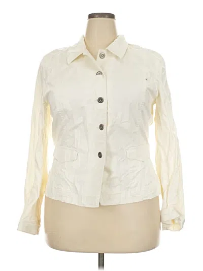 Pre-owned Talbots Jacket In Ivory