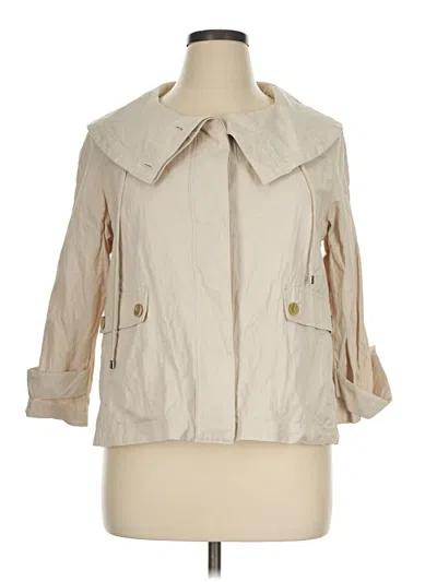Pre-owned Talbots Jacket In Ivory