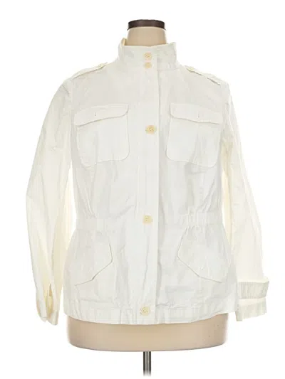Pre-owned Talbots Jacket In Ivory