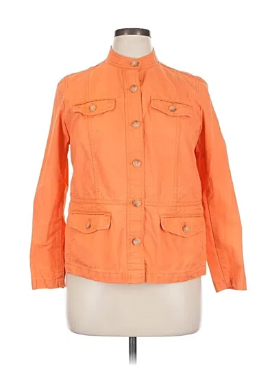 Pre-owned Talbots Jacket In Orange