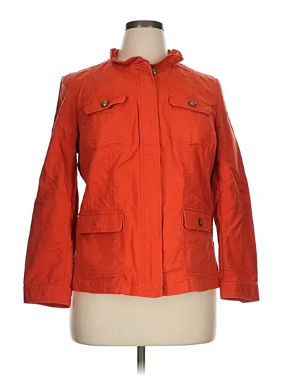 Pre-owned Talbots Jacket In Orange