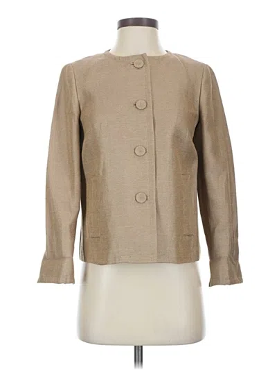 Pre-owned Talbots Jacket In Tan