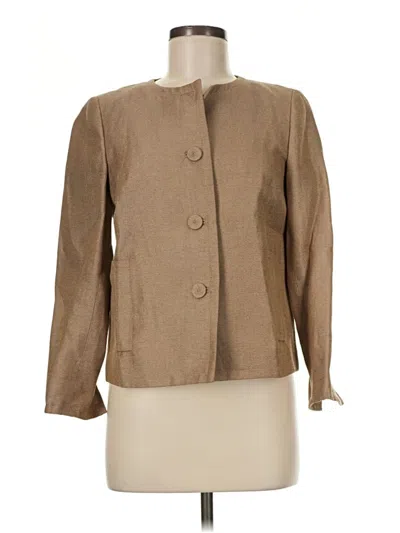 Pre-owned Talbots Jacket In Tan