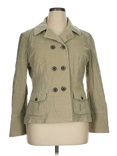 Pre-owned Talbots Jacket In Tan