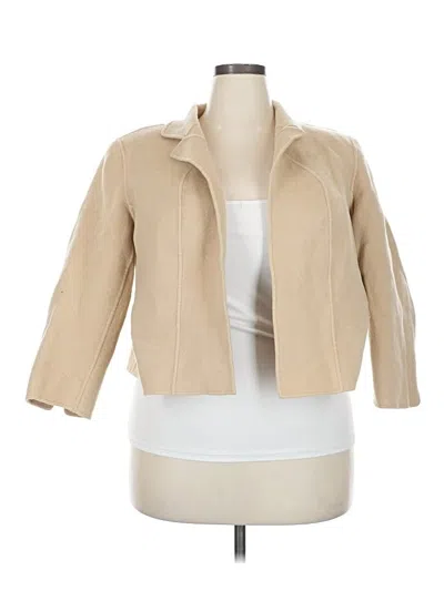 Pre-owned Talbots Jacket In Tan