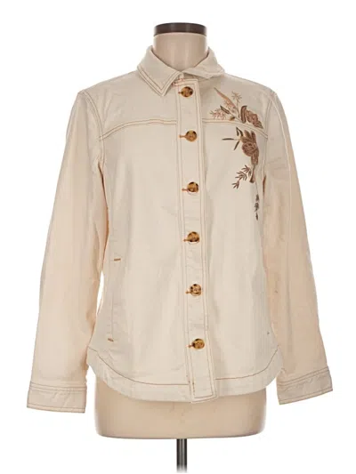 Pre-owned Talbots Jacket In Tan