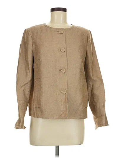 Pre-owned Talbots Jacket In Tan