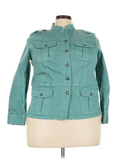 Pre-owned Talbots Jacket In Teal