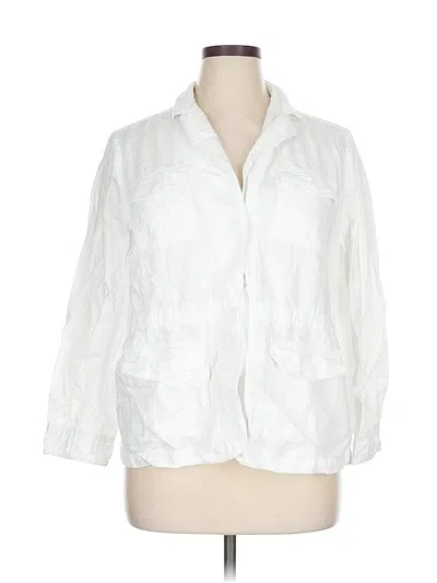 Pre-owned Talbots Jacket In White