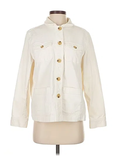 Pre-owned Talbots Jacket In White
