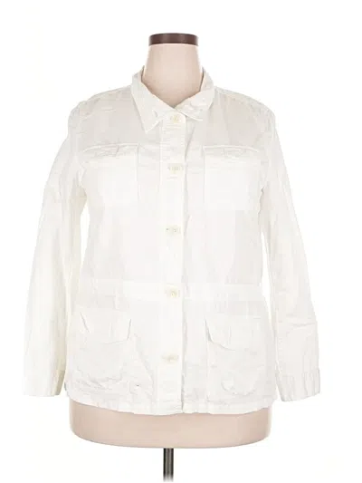 Pre-owned Talbots Jacket In White