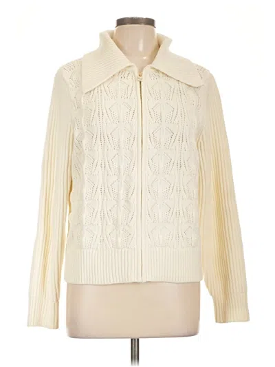 Pre-owned Talbots Jacket In White