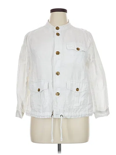 Pre-owned Talbots Jacket In White