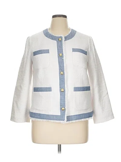 Pre-owned Talbots Jacket In White