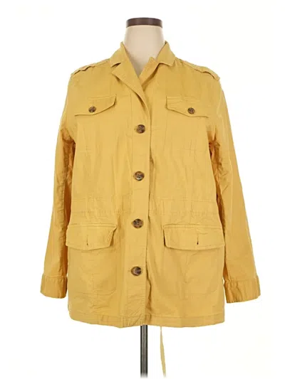 Pre-owned Talbots Jacket In Yellow