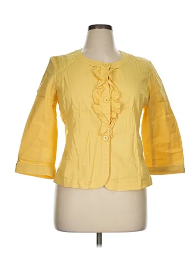 Pre-owned Talbots Jacket In Yellow