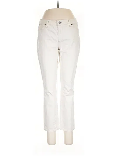 Pre-owned Talbots Jeans In Ivory
