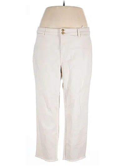 Pre-owned Talbots Jeans In Ivory