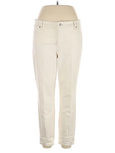 Pre-owned Talbots Jeans In Ivory
