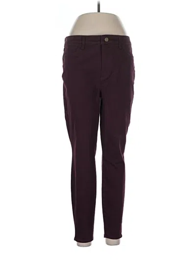 Pre-owned Talbots Jeggings In Burgundy