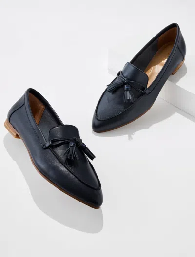 Talbots Kacey Nappa Loafers - Blue - 5m