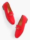 Talbots Katelyn Nappa Loafers - Bright Apple - 11m  In Red