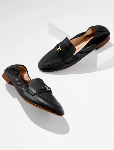 Talbots Katrina Bit Nappa Loafers - Black - 10m