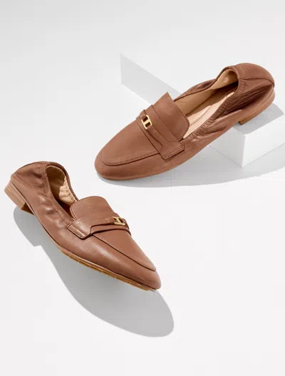 Talbots Katrina Bit Nappa Loafers - Jasper - 11m  In Brown