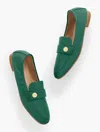 Talbots Katrina Bit Soft Sole Nappa Loafers - Heritage Green - 10m  In Heritage Green