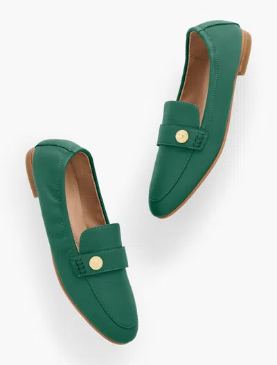 Talbots Katrina Bit Soft Sole Nappa Loafers - Heritage Green - 10m
