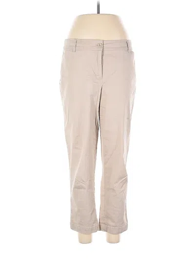 Pre-owned Talbots Khaki Pant In Brown