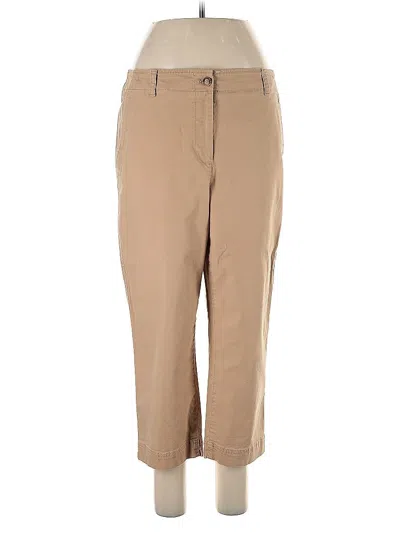 Pre-owned Talbots Khaki Pant In Brown
