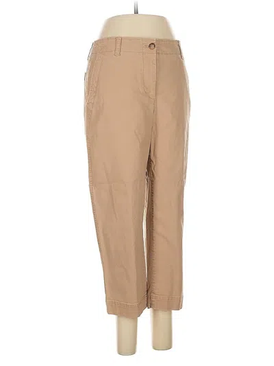 Pre-owned Talbots Khaki Pant In Brown