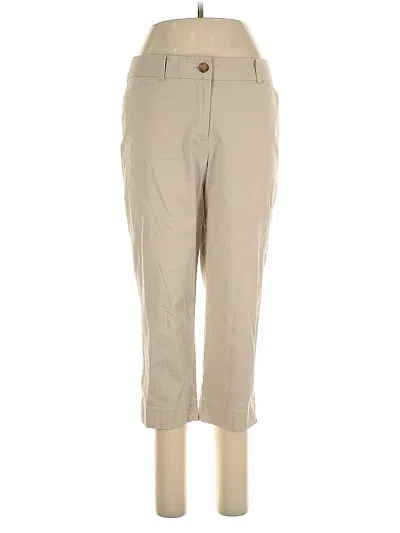 Pre-owned Talbots Khaki Pant In Brown