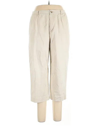 Pre-owned Talbots Khaki Pant In Brown